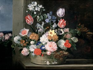 Virágok kosárban, 1650-56