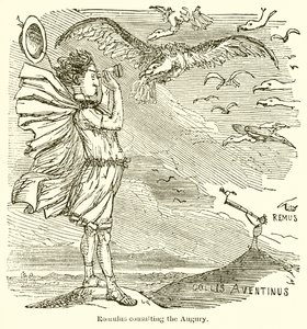 Romulus Consulting the Augury