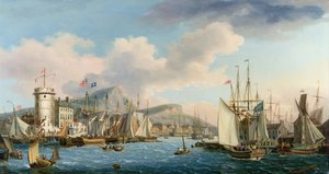 Leith kikötője, 1825