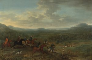 Rókavadászat, 1730-40 körül