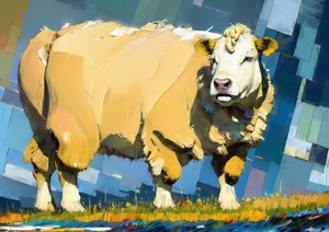 Animals: Charolais beef 3