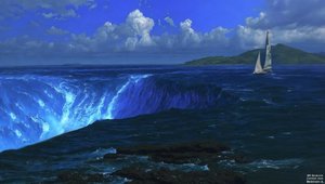 JJM újrateremti a Bierstadt-A: Niagara-vízesést (vitorlás hajóval)