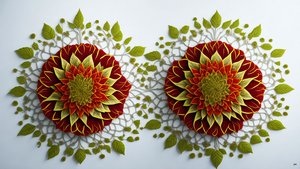 mandala: hibiscus-flower elements_01