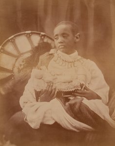 Dejatch Alamayou abesszíniai herceg, 1868 körül