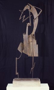Haját rendező nő, 1929-30 (fém)