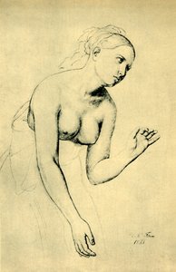 Félmeztelen nő, 1821, 1943.