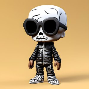 Chibi apró csontváz 2