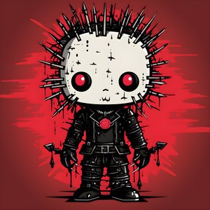 Hello Kitty és Pinhead Shirt Design 4