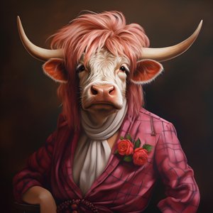 Highland Cow, mint Marilyn Monroe 3