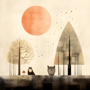 Landschaft mit Figur 3