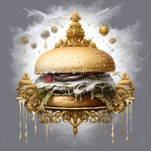 a white marmor burger 1