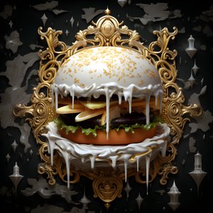egy fehér márvány burger 4