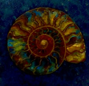 Green Gold Ammonite, 2020