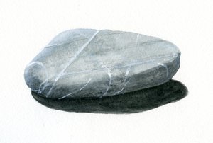 Kő (akril papíron)