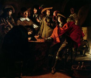 Dohányzó őrök, 1643