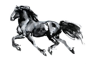 Repülő fríz, 2015, (kínai tinta papíron)