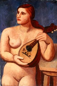 Akt mandolinnal