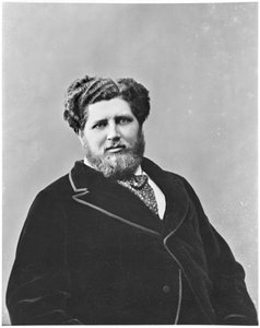 Monsieur de Tourguenef portréja (bw fotó)