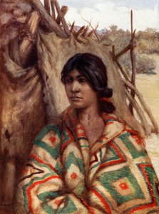 Egy navaho indián squaw