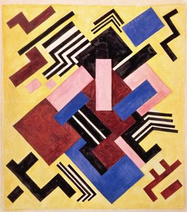 Képi építkezés, 1916 (guache, papíron)