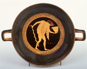 Padlás Vörös alakos kylix, ie 500-480 (kerámia)