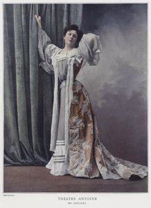 Jeanne Cheirel, francia színésznő (színes fénykép)