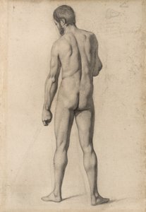 Akadémiai akt, hátulról, 1862