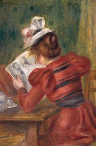 Olvasó fiatal lány, 1897