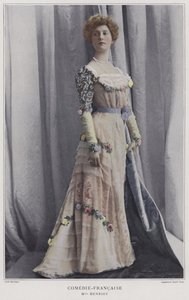 Henriette Henriot, francia színésznő (színes fotó)