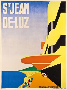 Saint-Jean-de-Luz reklámplakát, 1928