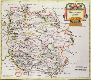Herefordshire térképe, 1695