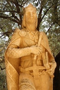 X. Alfonz (1221-84) Bölcs szobra