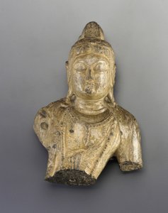 Buddhista alak kis mellszobra