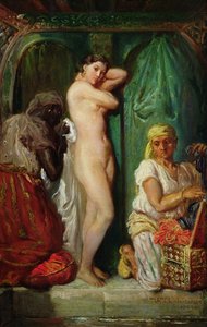 A fürdő a háremben, 1849
