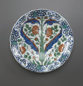 Edény, Iznik, Oszmán dinasztia, 1570-75 (kerámia)