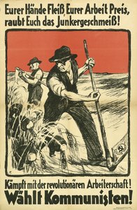 Kommunista választási plakát KPD, 1931 körül