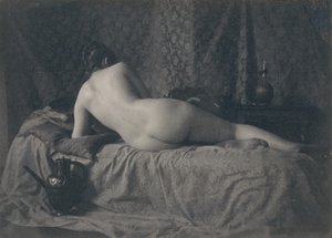 [Női akt hátulról], 1870-es évek.