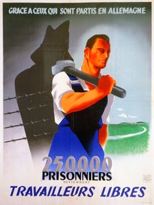 Francia munkások Németországért plakát, 1943