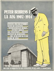 Peter Behrens és az AEG 1907-1914 plakát