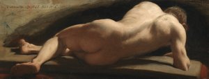 Férfi akt, 1843