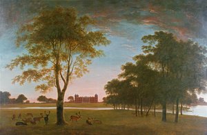 Osterley ház és park este
