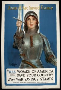 Jeanne of Arc megmentette Franciaországot, 1918 körül
