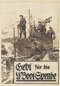Adja át a Submarine adománynak. Plakát, 1917