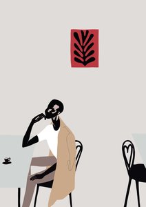 Cafe Scene Matisse-szel, 2016, (digitális)