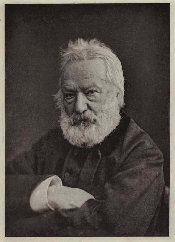 Victor Hugo (f/w fotó) alkotó: Nadar