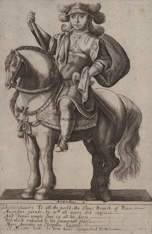 Augustus római császár (metszet) alkotó: (after) English School