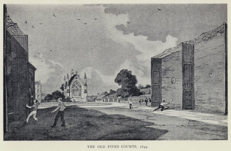 Az Old Fives Bíróságok alkotó: (after) English School