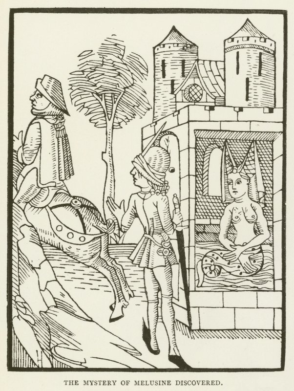 Melusine rejtélye felfedezett (metszet) alkotó: (after) English School