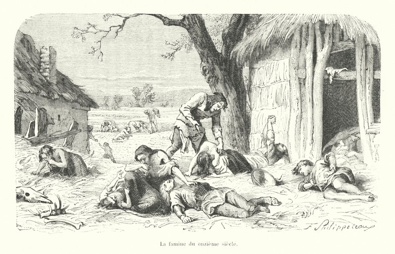 Éhínség Európában alkotó: (after) French School