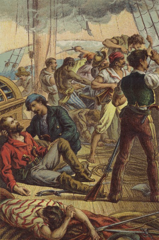 Garibaldi megsebesült a Scano Pilla fedélzetén alkotó: English School